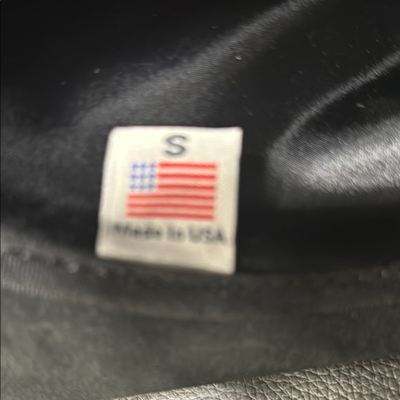 Black Top Hat with Textured Band and Silver Trim - Picture 8 of 9